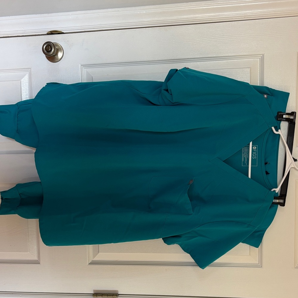 Figs Turquoise Scrub Set